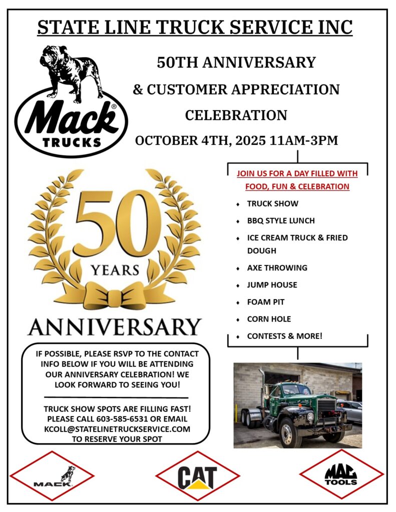 state Line Trucking 50 year anniversary